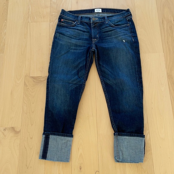 Hudson Muse Crop Skinny w/5” Cuff Jeans - Picture 1 of 8